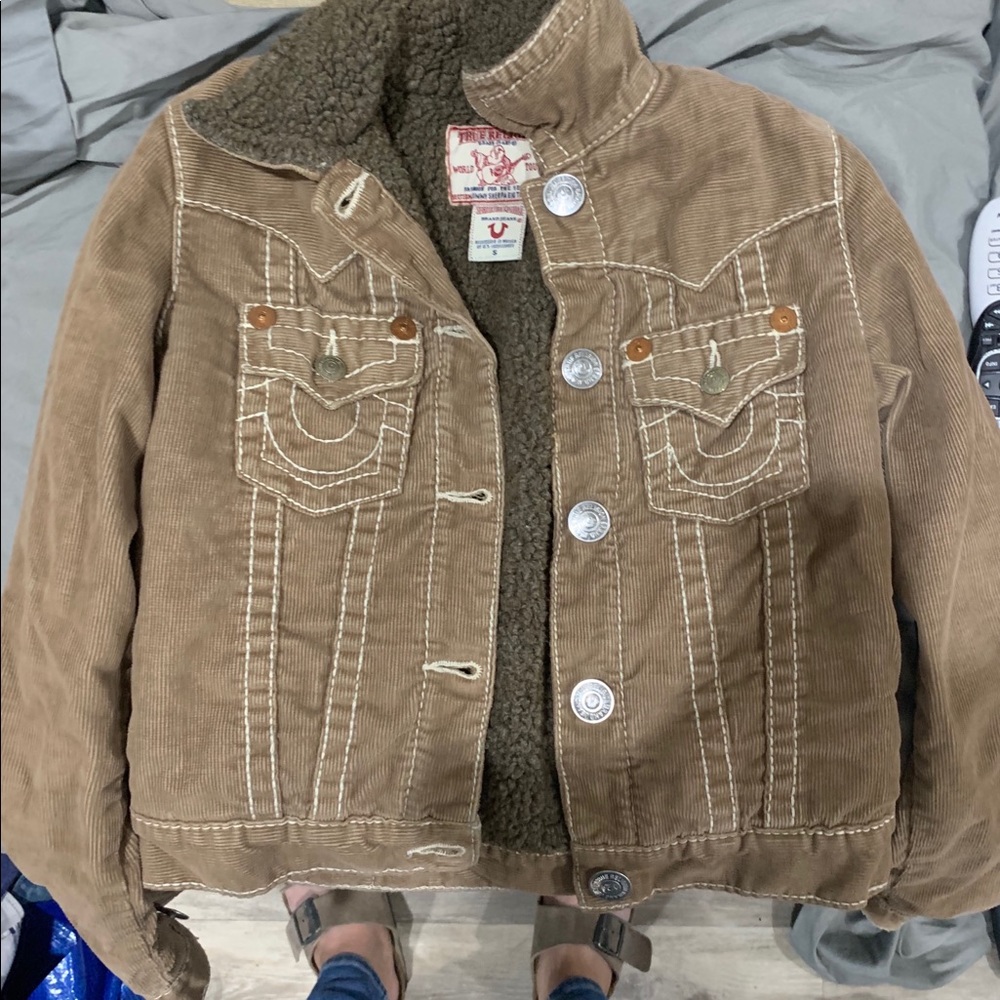 Kids True religion Sherpa jacket!